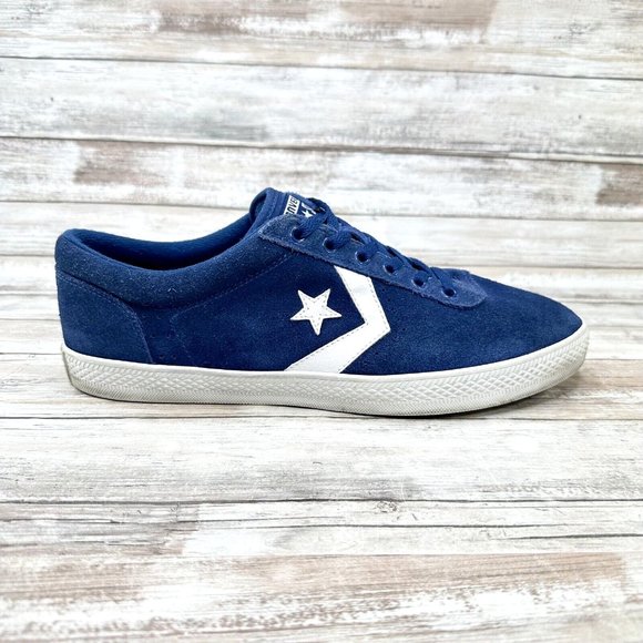 Converse One Star Men's Size 12 US Navy Blue Suede Low Top Sneakers Shoes